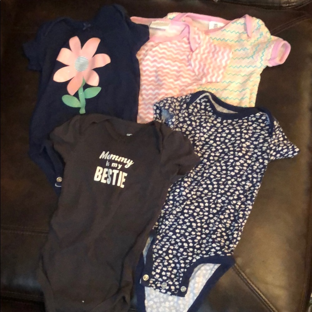 Girls short sleeve onesie